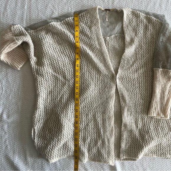 Free People Lace Back Cardigan Sweater - Picture 7 of 10